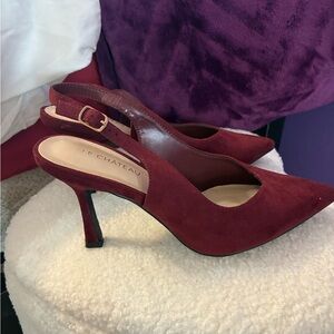 Le Chateau Dark Red Women's Heels